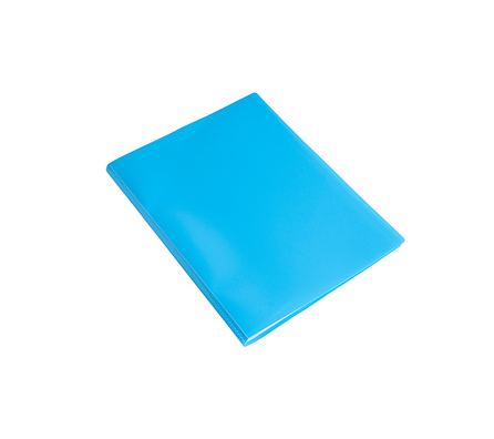 Blue Soft Cover Plastic Display Book | B-2