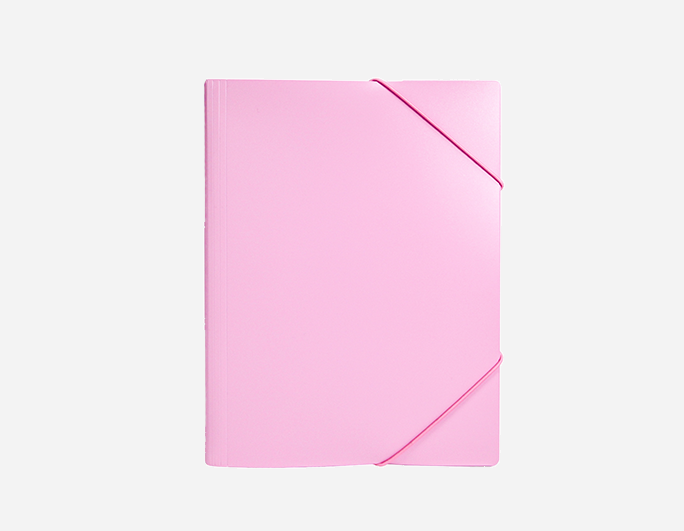 Bi-color Elastic Folder Plastic File | B-MFO-031