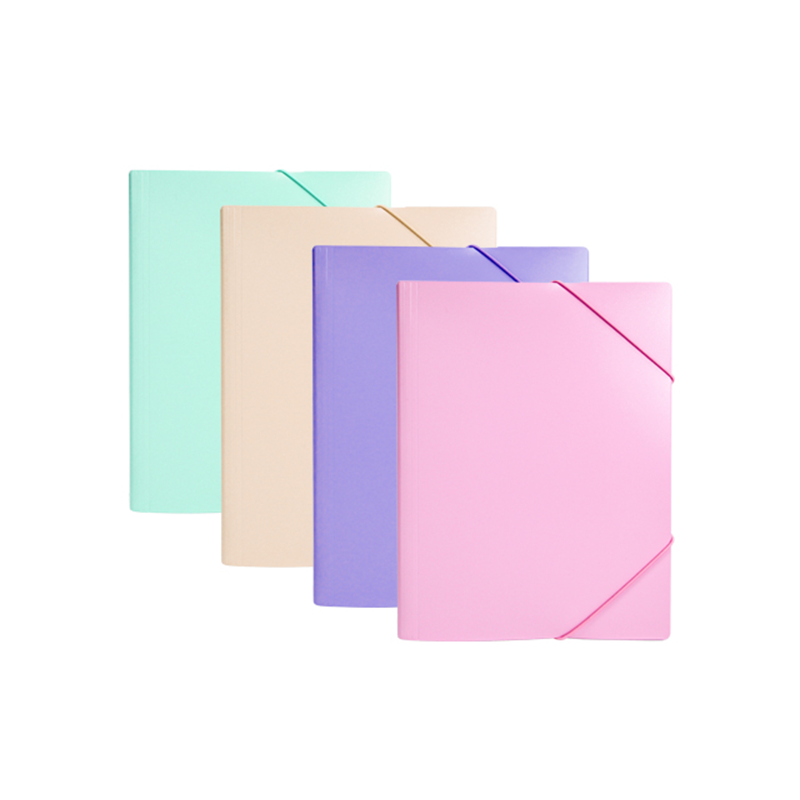 Bi-color Elastic Folder Plastic File | B-MFO-031