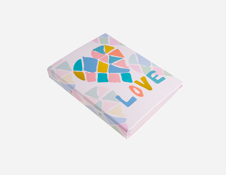 Paper Ring Binders | Foil Stamping | Customizable Ring Options | PR-MFO-013