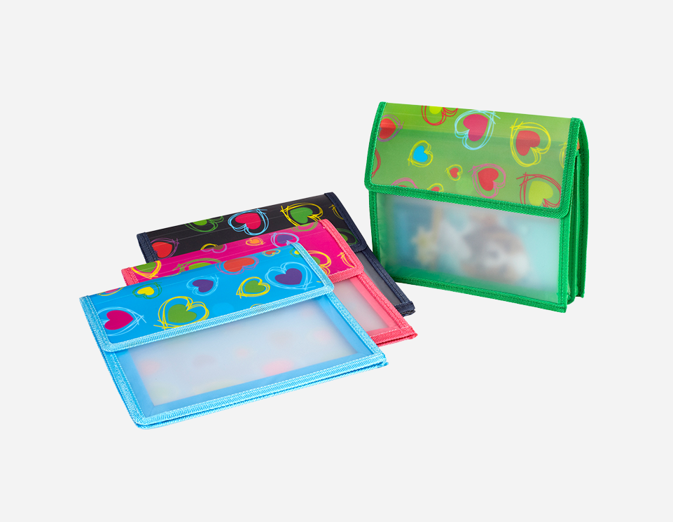 Expandable PP Document Bags | Printed Design | Dual Compartments | MFO-126