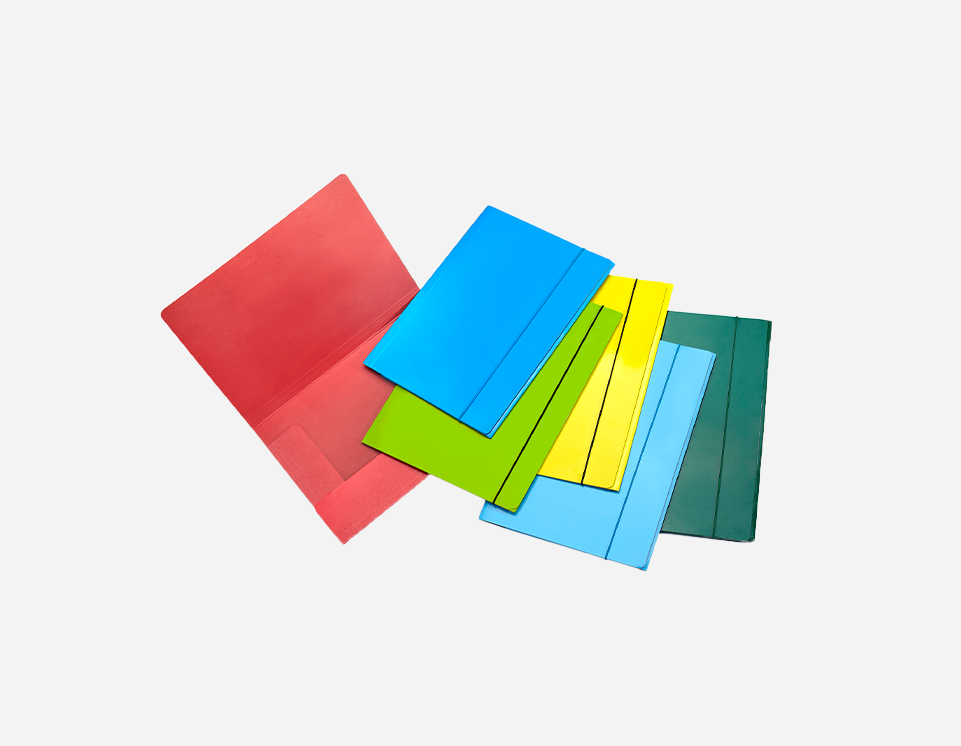 Paper Laminated Paper Elastic Folders MFO-011 (2)