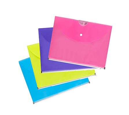 PP Envelope Bag with Back Zipper Compartment | MFO-1028