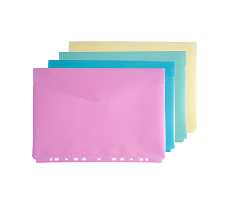 Hook & Loop Closure PP Envelope Bags with 11 Holes | MFO-P-13