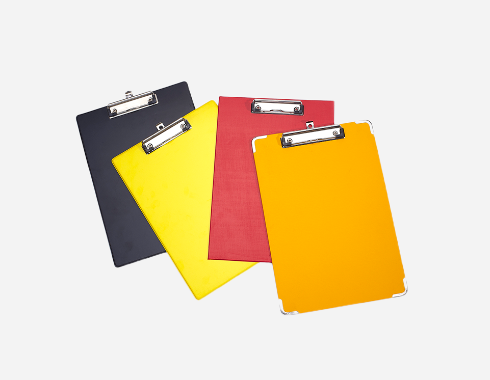 Textured PP Clipboard Folders | Single-Sided | Multiple Color Options | MFO-092