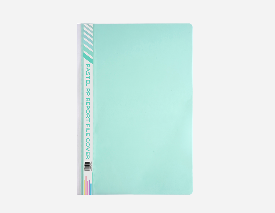 Pastel PP Report Files | Metal Clip & Spine Slot | Inside Triangle Pocket Design | P-MFO-015