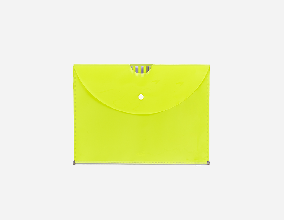 PP Envelope Bag with Back Zipper Compartment | MFO-1028