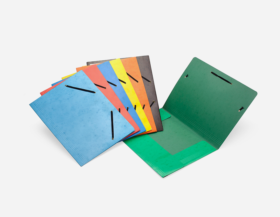 Paper Elastic Folder with spot design | MFO-010