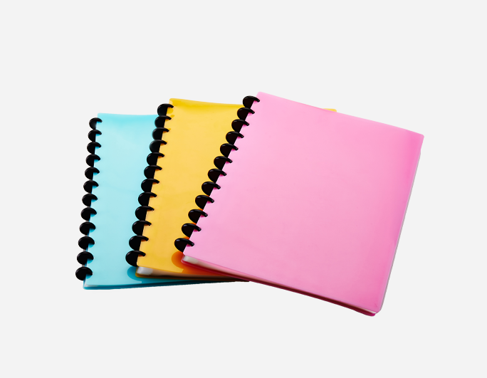 Removable Colorful Plastic Discbound Display Book |MFO-1046 