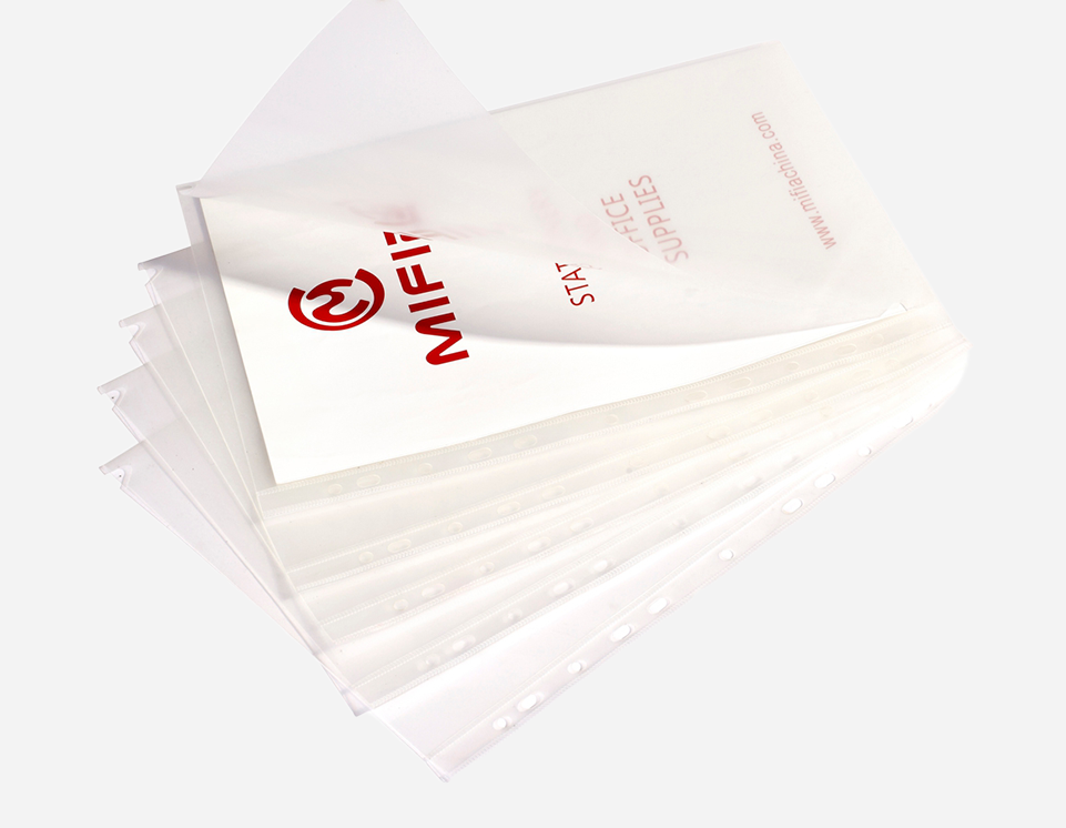 PP Sheet Protector with L-shape Opening | MFO-005L