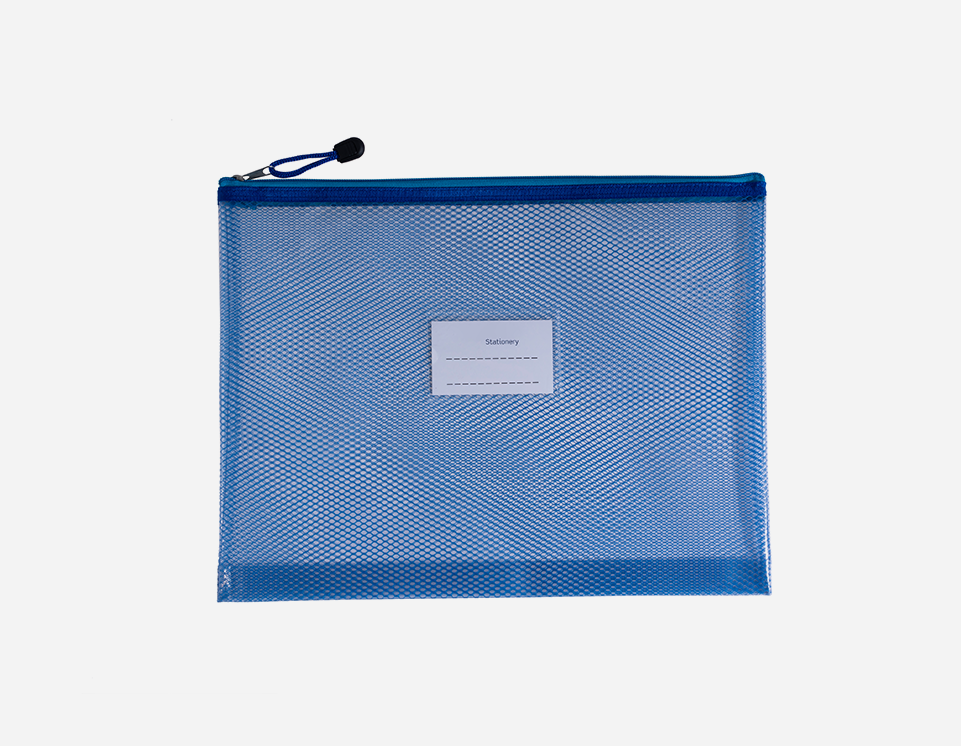 Colored EVA Mesh Bag with Name Card Holder - MFO-8147