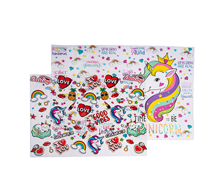 Transparent PVC Book Cover with Printing MFB-019PR 