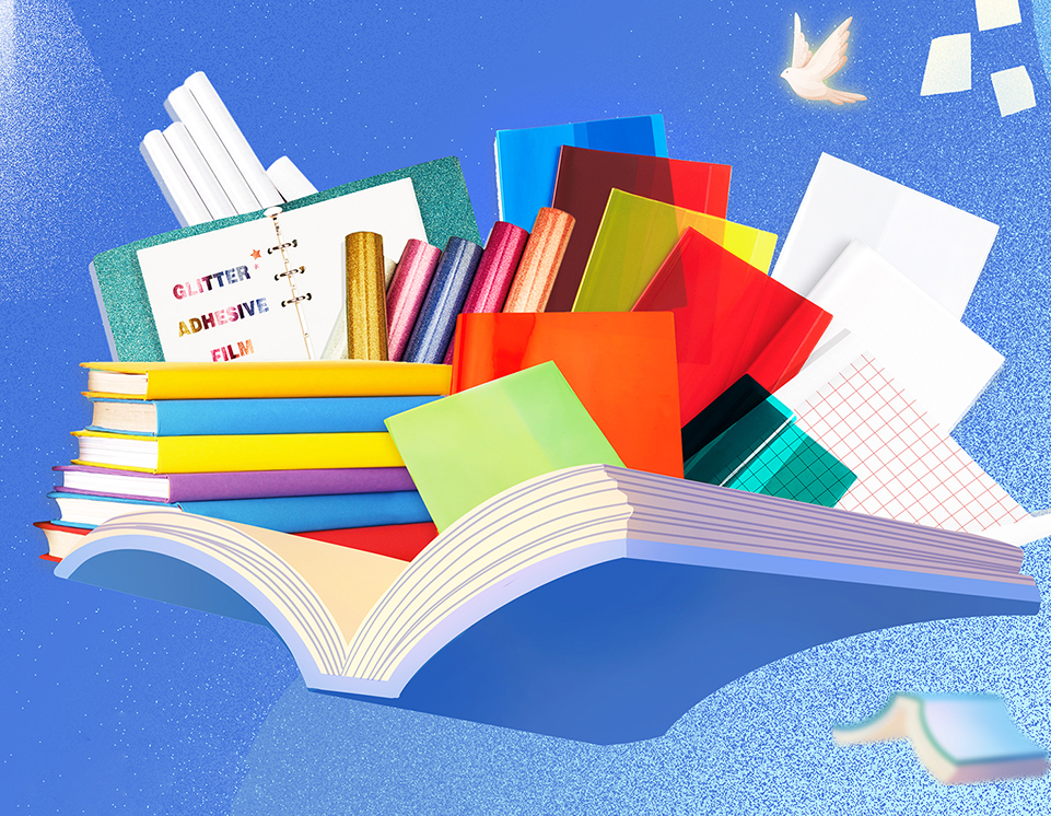 PP Printable Book Cover with UV Printing- MFB-012