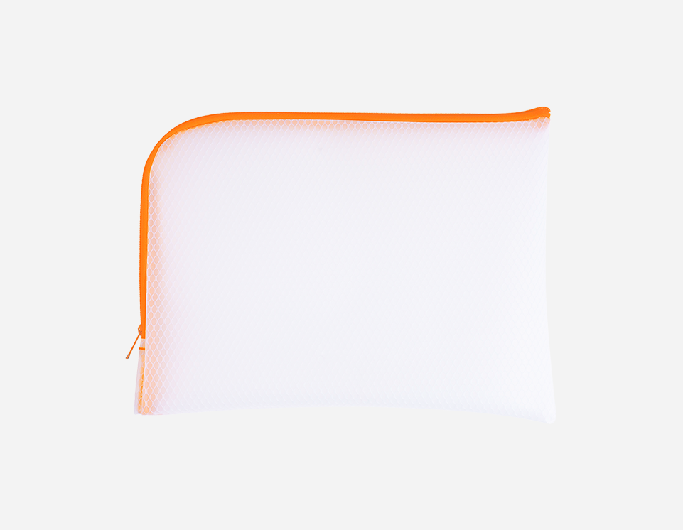 EVA Round Mesh Bag with Colored Zipper - MFO-8154