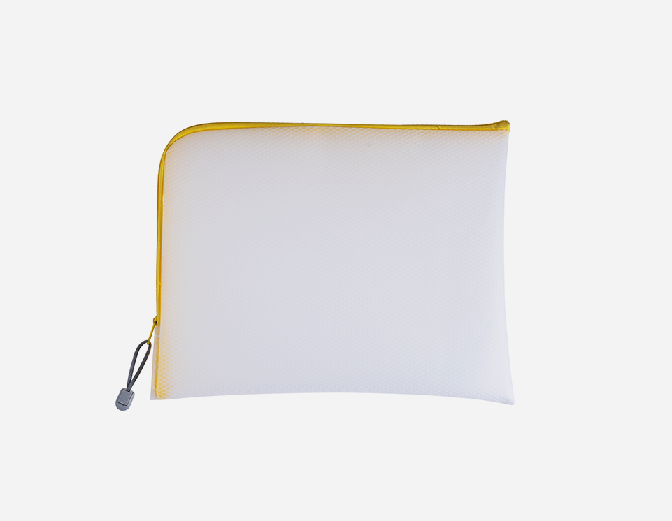 EVA Round Mesh Bag with Colored Zipper - MFO-8154