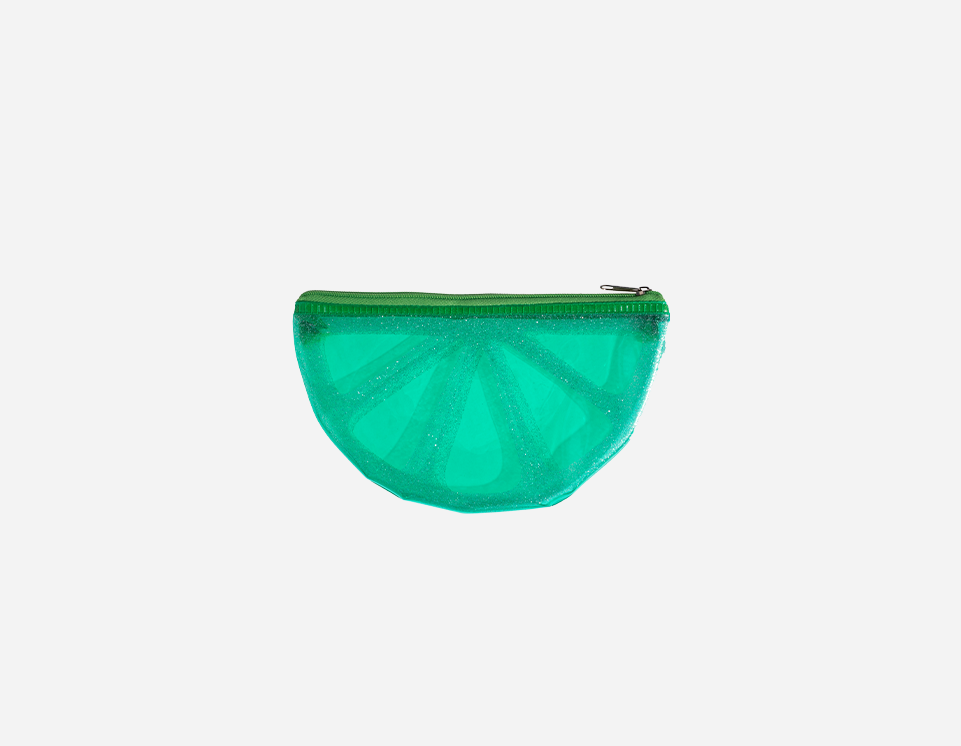 PVC Watermelon Shape Zipper Pencil Case with Glitter - MFO-8006