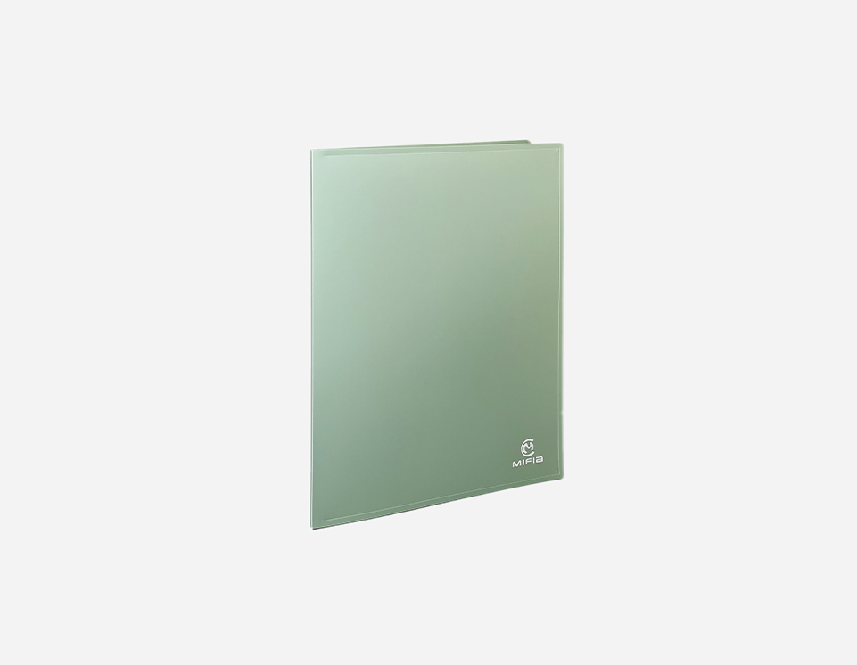 Soft Touch Cover Plastic Display Book | MO-MFO-009