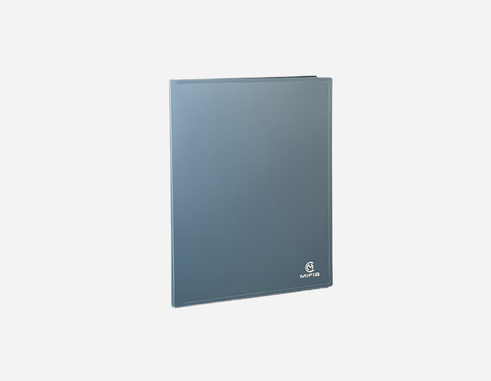 Soft Touch Cover Plastic Display Book | MO-MFO-009