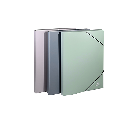 Soft Touch Plastic Elastic Box File | MO-MFO-004