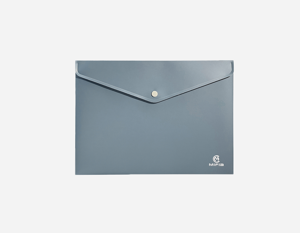 Soft Touch Solid Color Plastic Envelope Folder | MO-MFO-021