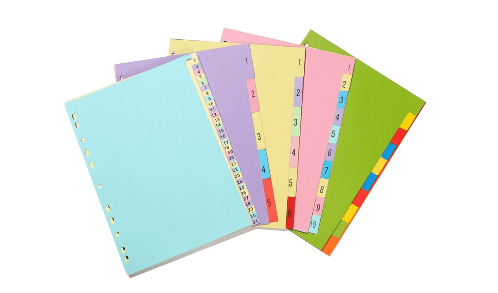 Dividers: 120gsm, 160gsm or others