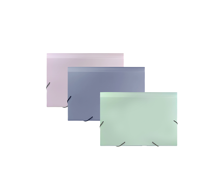 Soft Touch Plastic Expanding File Folder  | MO-MFO-123S