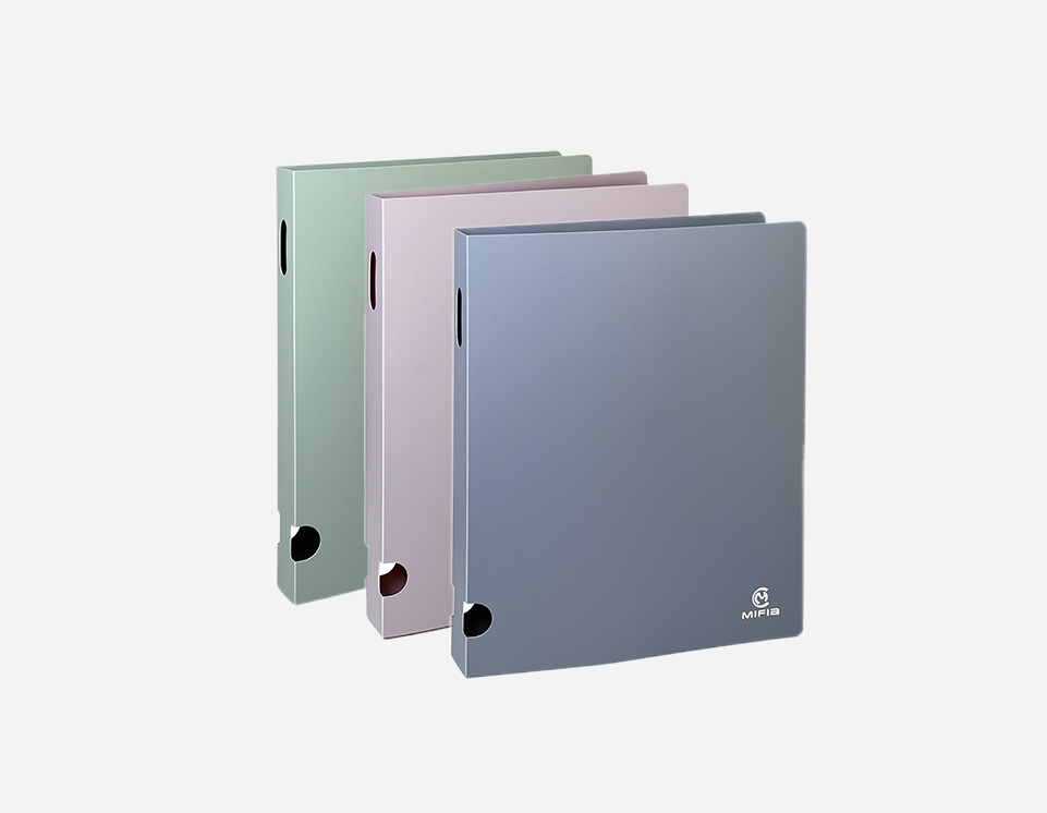 Soft Touch PP Ring Binder with Finger Hole | MO-MFO-8263