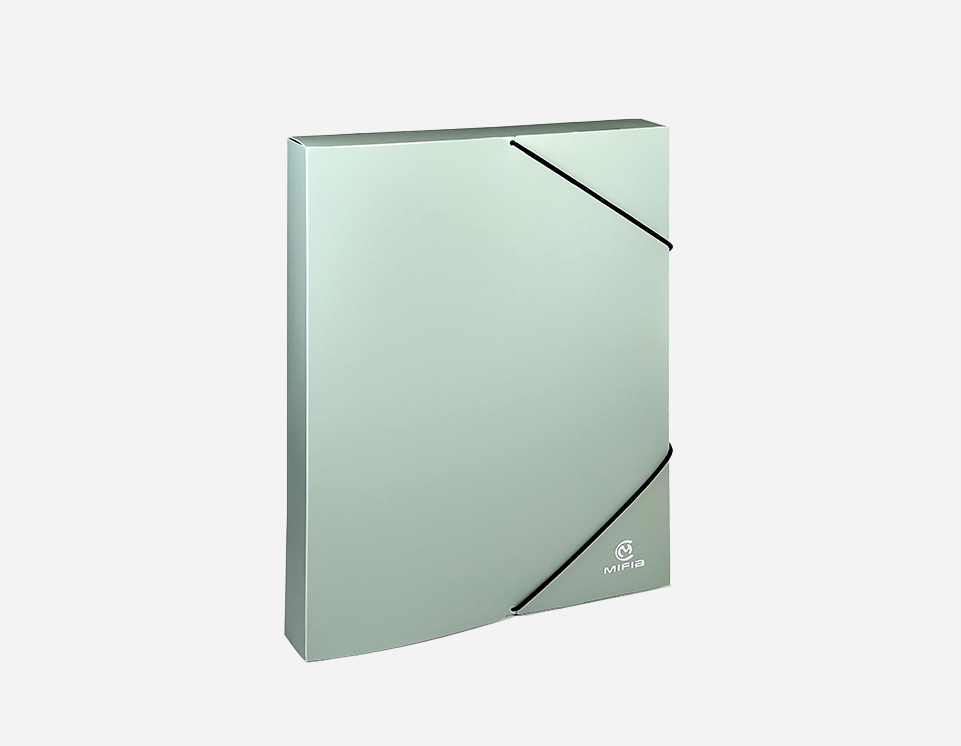 Soft Touch Plastic Elastic Box File | MO-MFO-004