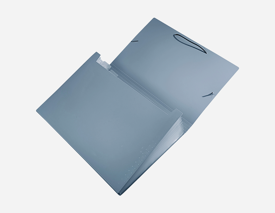 Soft Touch Plastic Expanding File Folder  | MO-MFO-123S