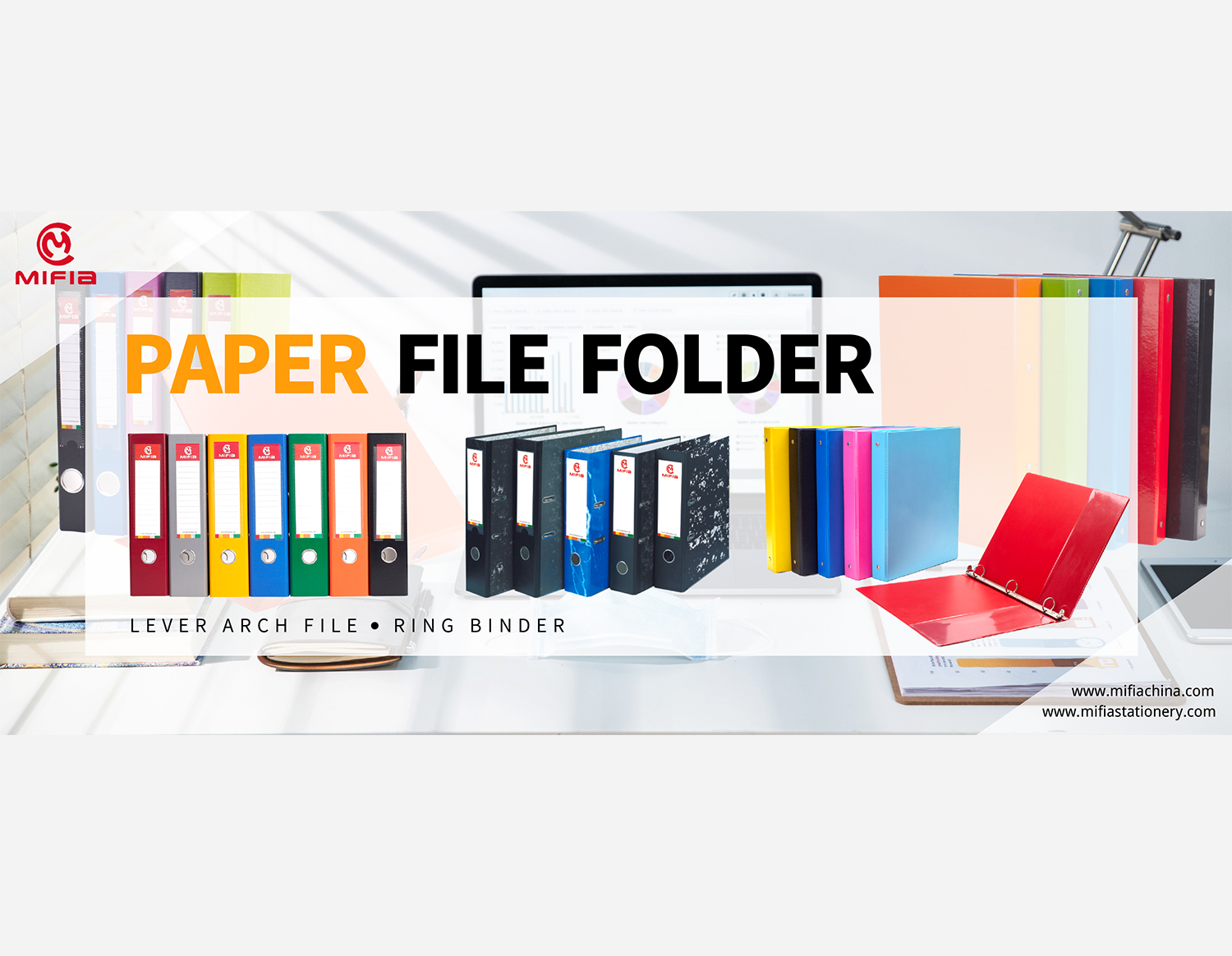 Colored Paper Lever Arch File | MFO-012P 