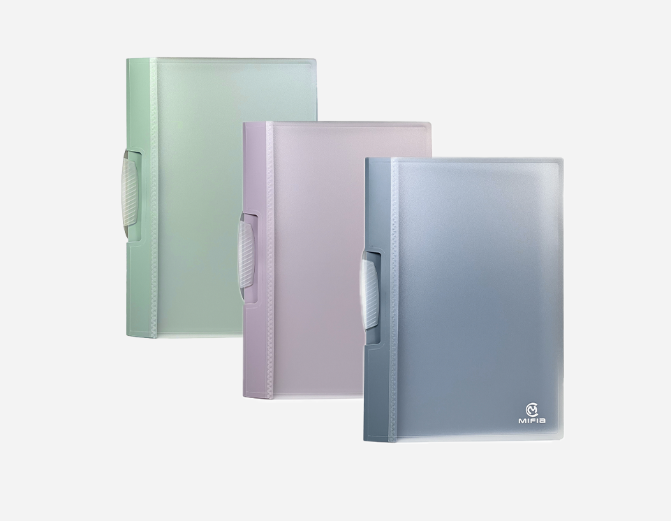 Soft Touch Rotary Clip File Folder | MO-MFO-055