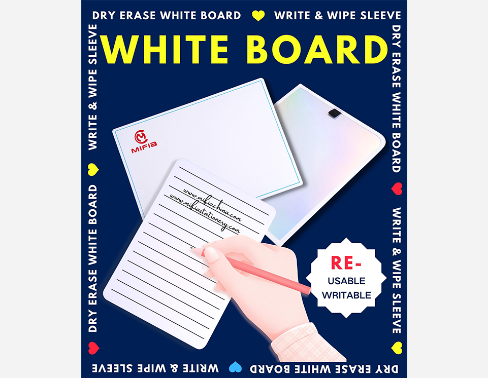 Laser Dry Erase Board | Reusable Writing Pad | LS-MFO-8215 