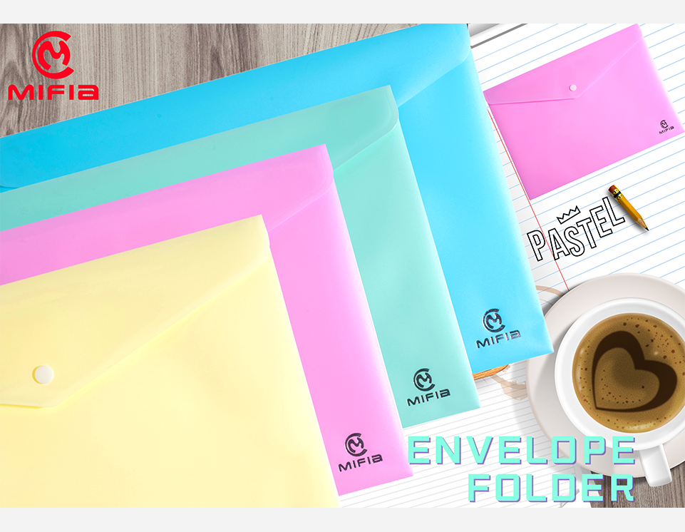 Pastel Sandy PP Envelope Folder | MFO-P-12 