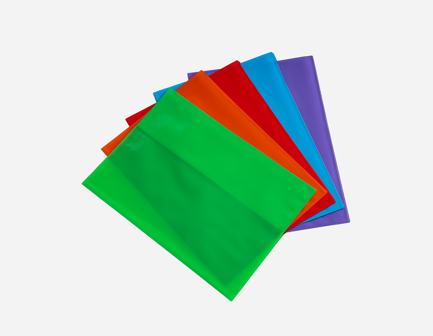 Glossy Opaque PVC Book Covers in Solid & Pastel Colors MFB-1004