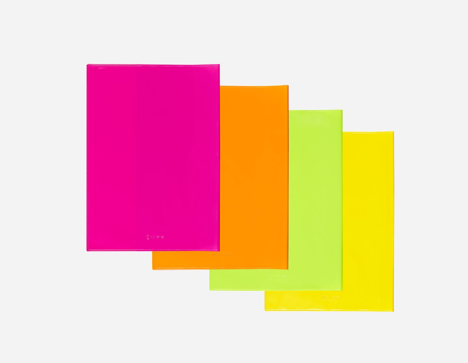 Glossy Opaque PVC Book Covers in Solid & Pastel Colors MFB-1004