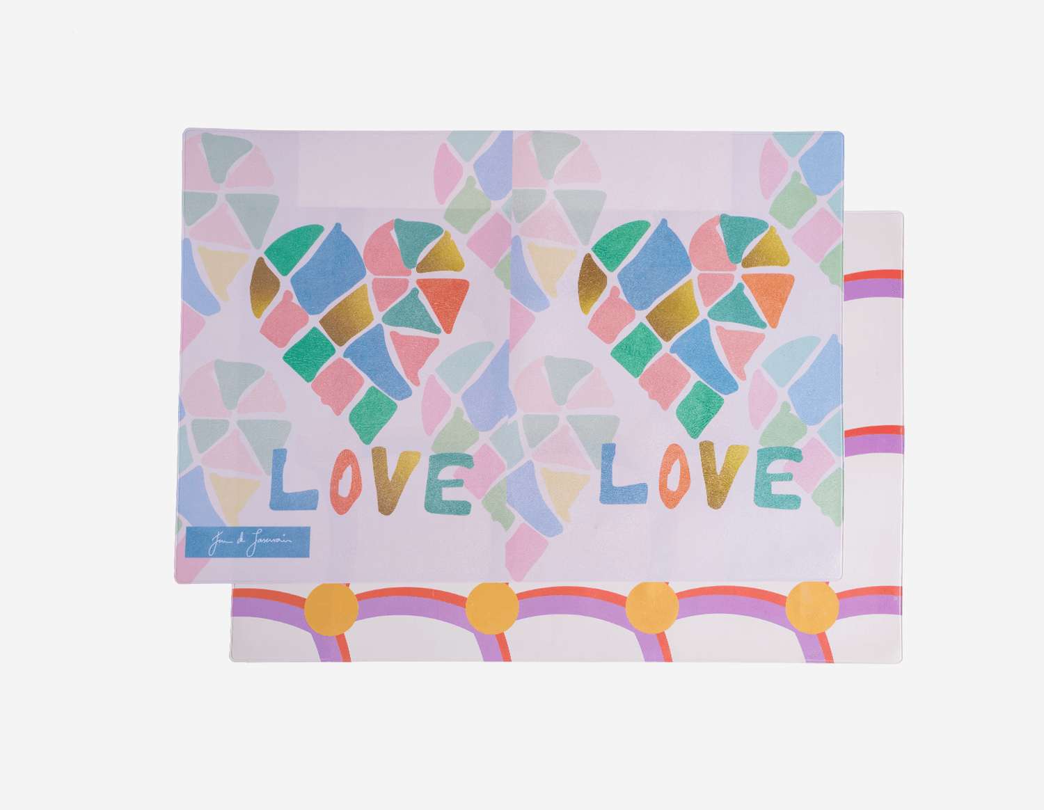 White PVC Book Cover with 4C Printing MFB-507