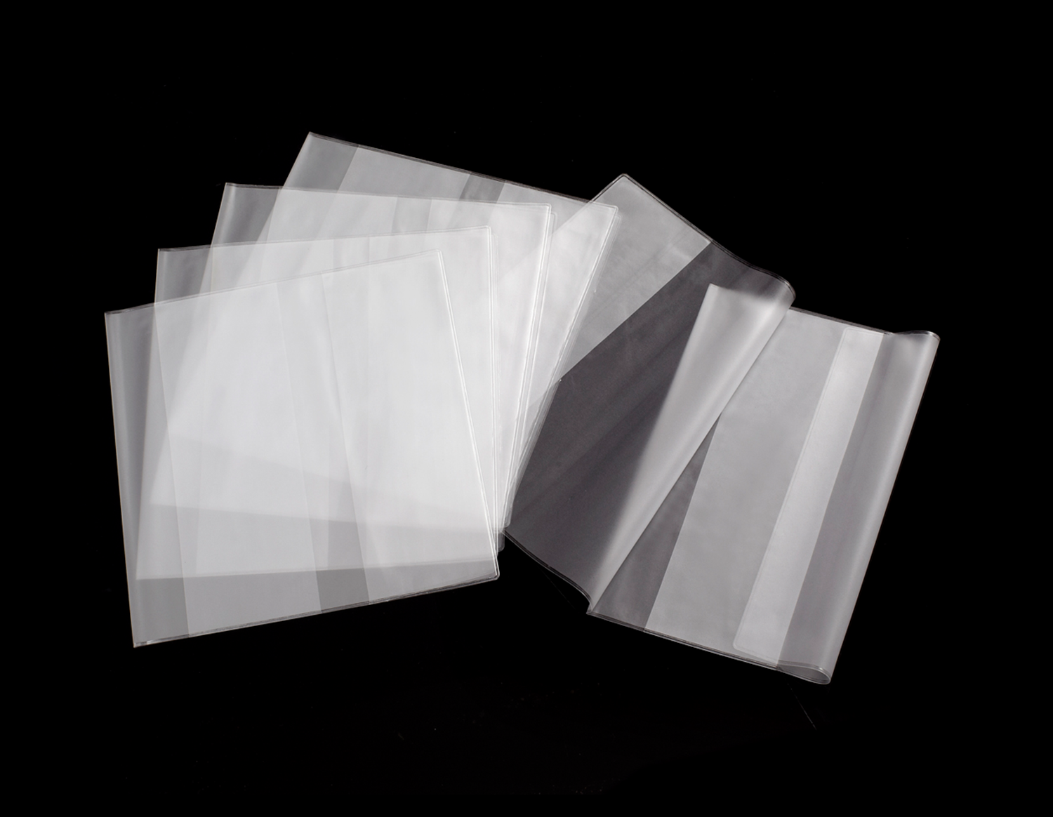 Adjustable Transparent Frosted PVC Book Cover MFB-026