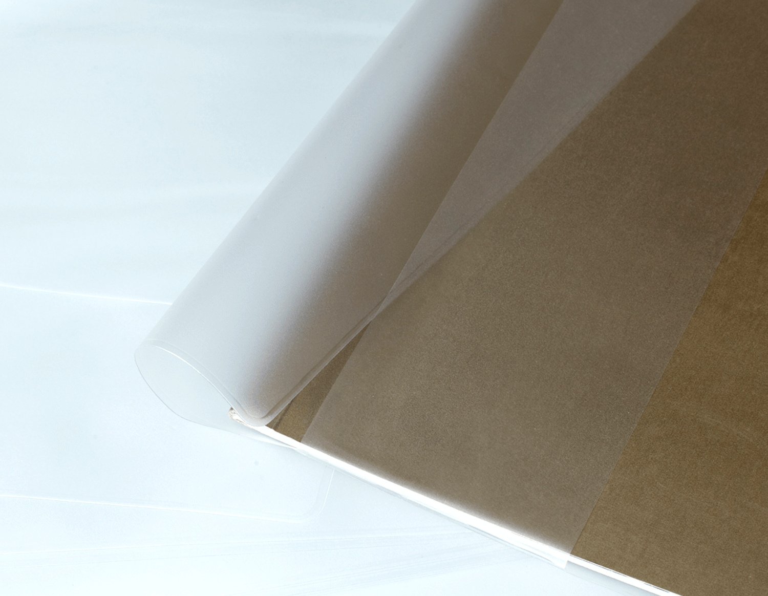 Adjustable Transparent Frosted PVC Book Cover MFB-026