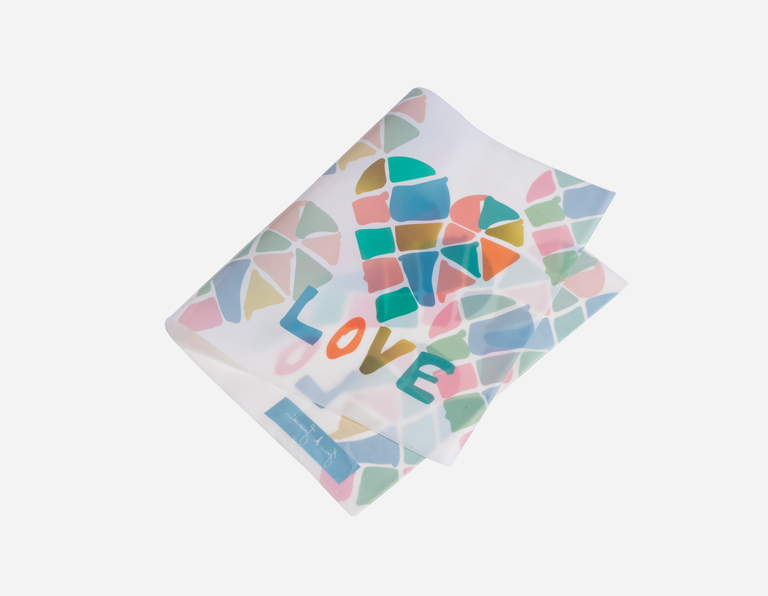 Transparent PVC Book Cover with Printing MFB-019PR 