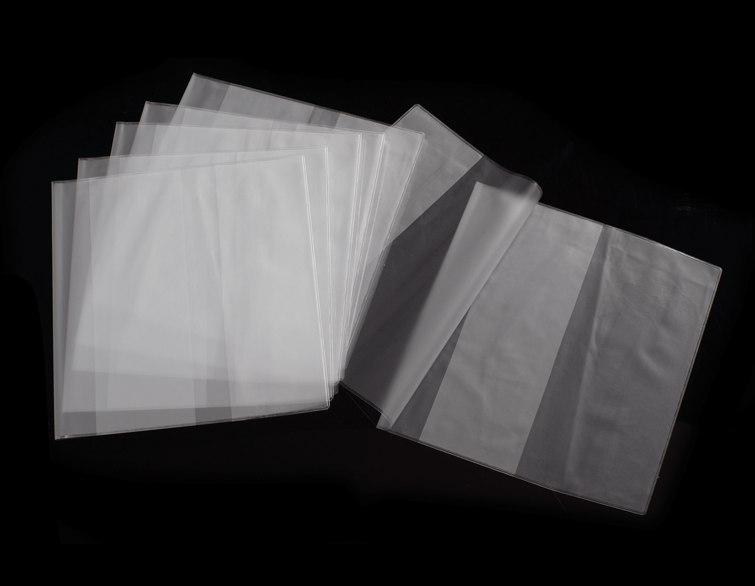 Adjustable Transparent Frosted PVC Book Cover MFB-026