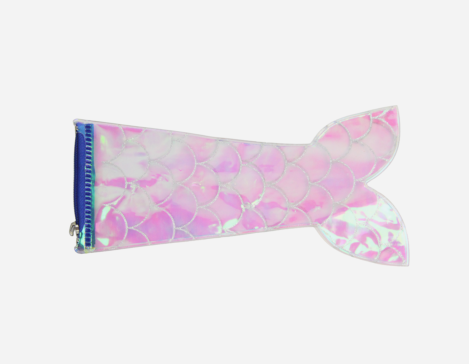 PVC Fish-Scale Pearlescent Zip Bag - MFO- 8068