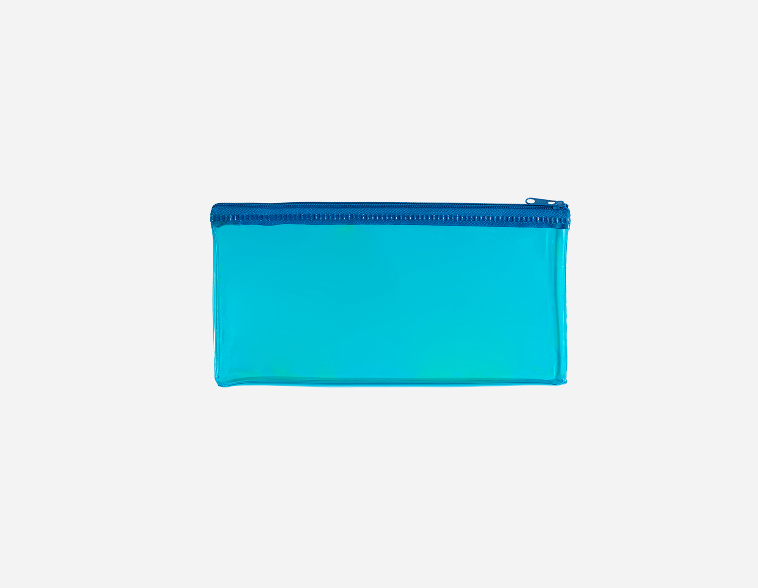 PVC Translucent Colored Pencil Bag with Matching Zipper - MFO- 1085