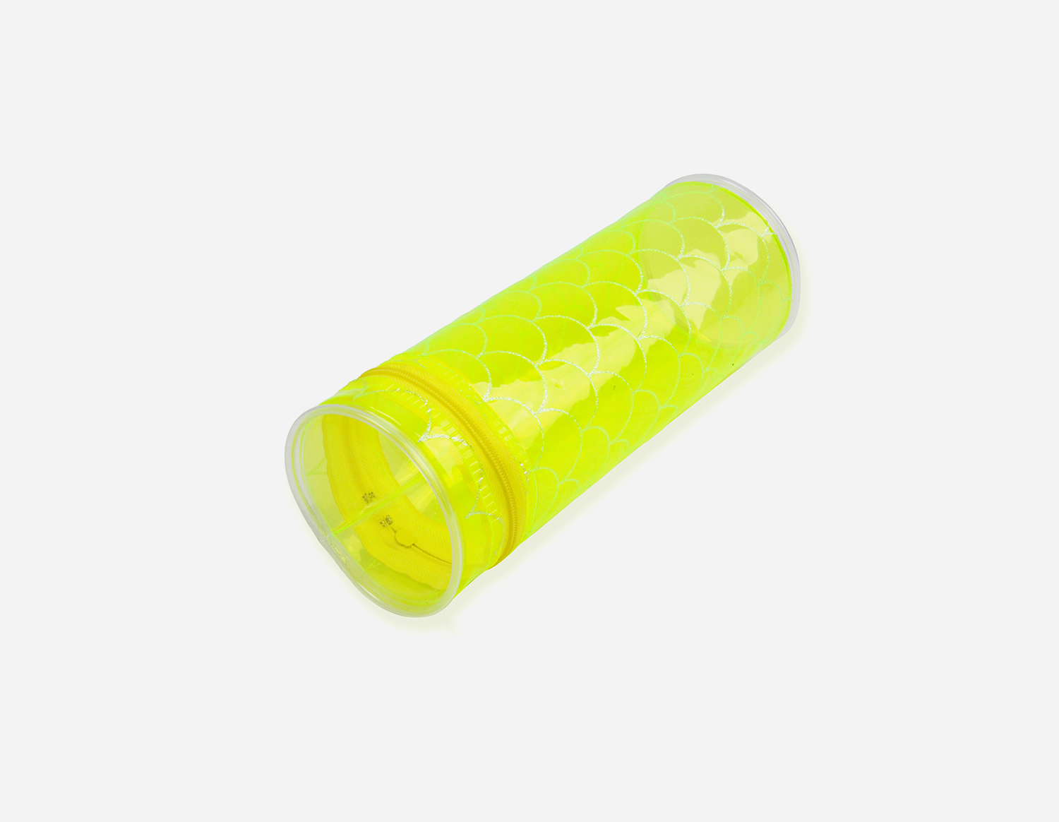 PVC Fish-Scale Pearlescent Zip Bag - MFO- 8068