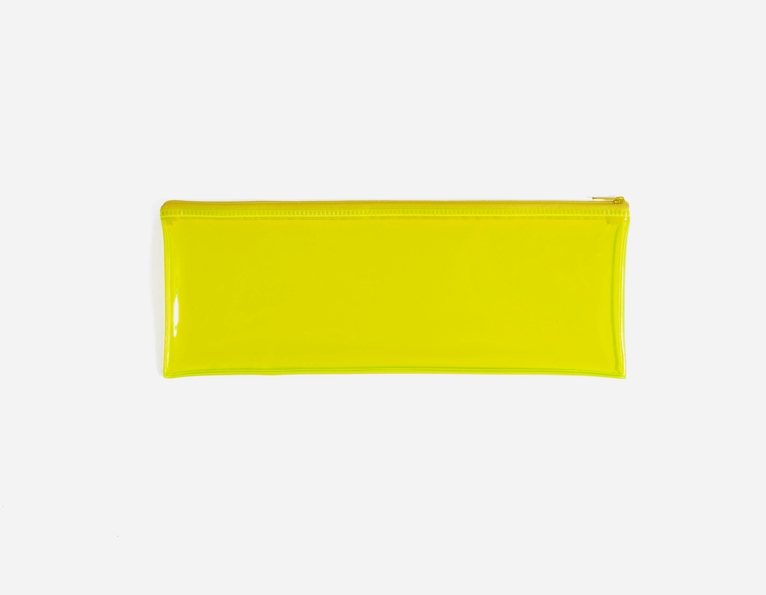 PVC Translucent Colored Pencil Bag with Matching Zipper - MFO- 1085
