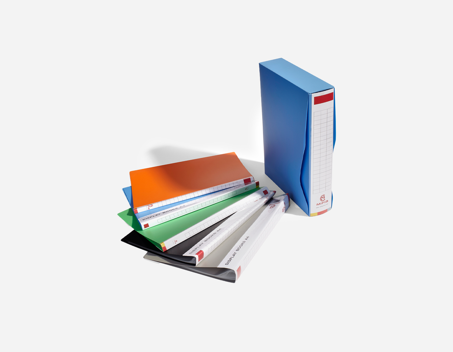 PP Display Book with Spine Label – Multi-Pocket Document Organizer | MFO-009B