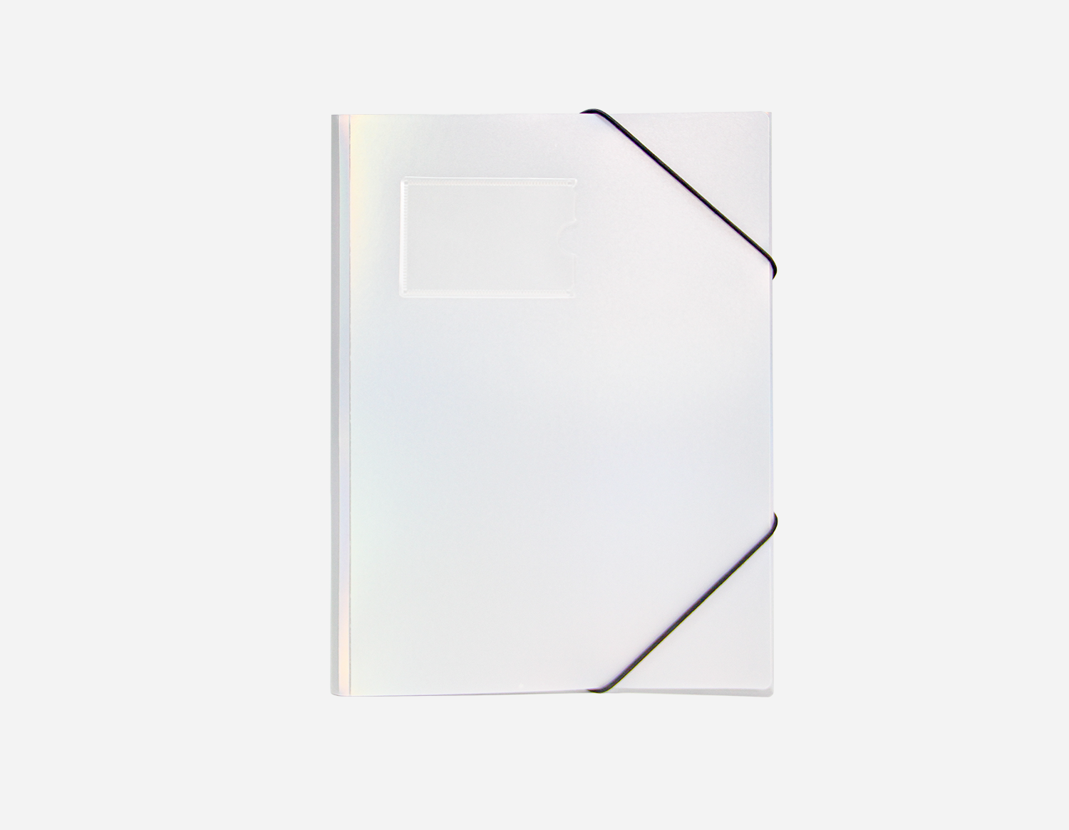 Matte Sandy Finish Plastic Laser 3-Flap Folder with Elastic | LY-MFO-031