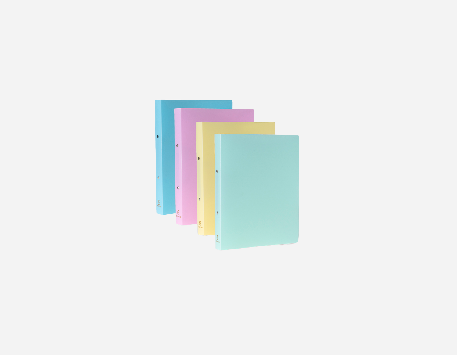 PP Ring Binder in Soft Pastel Tones |P-MFO-003Y/MFO-P-7
