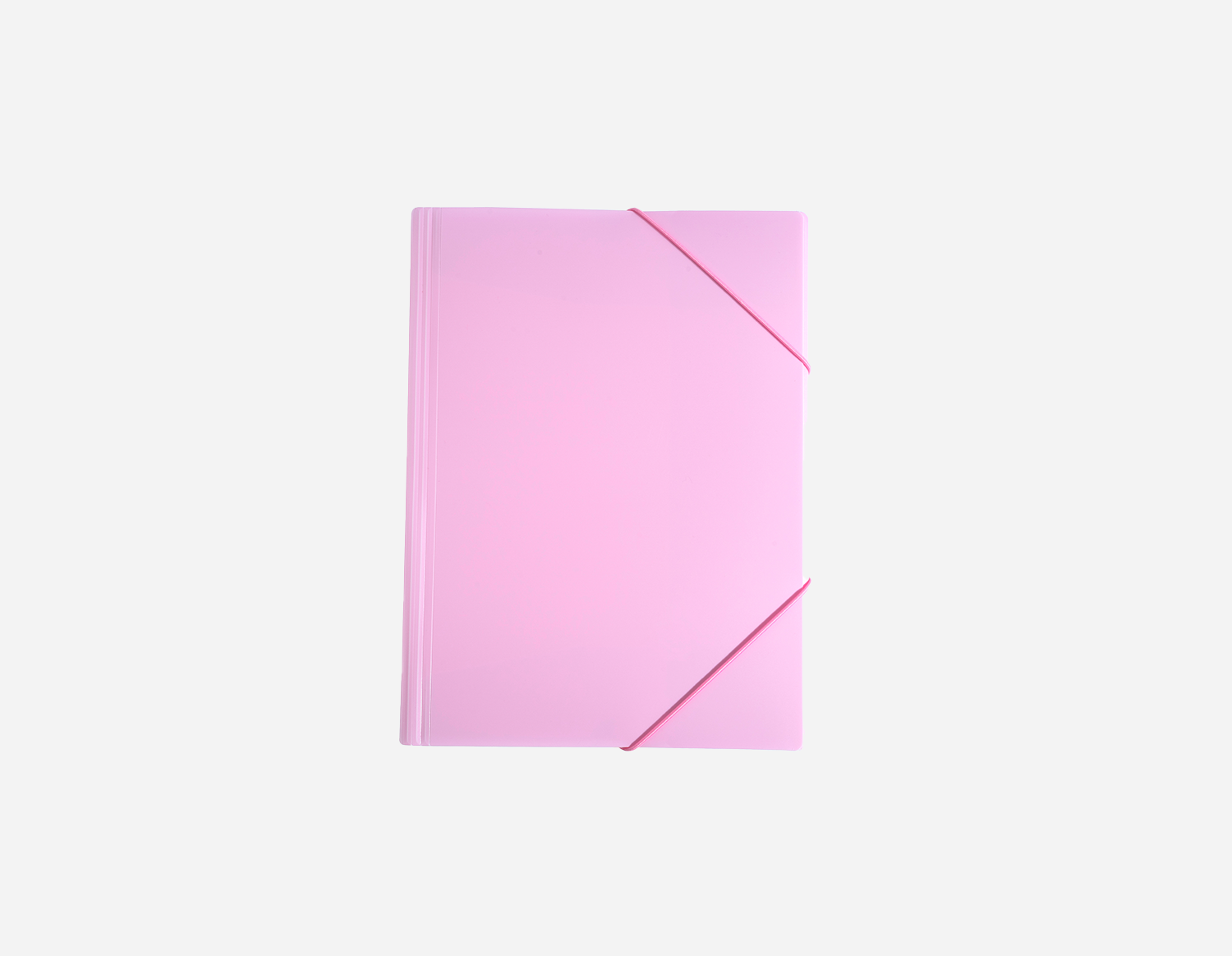 PP Pastel Elastic Folder – 3 Flap Document Organizer with Soft Color Tones | P-MFO-031