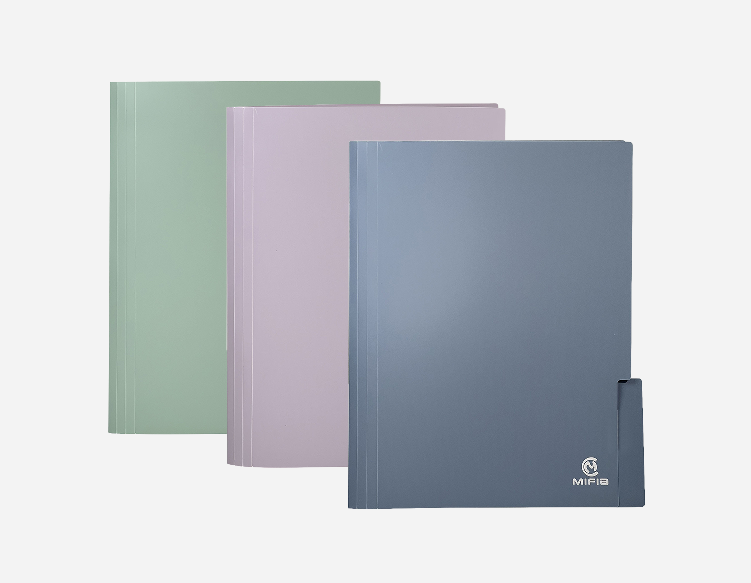 Soft Touch Clip File Folder with Plastic Clip | MO-MFO-069