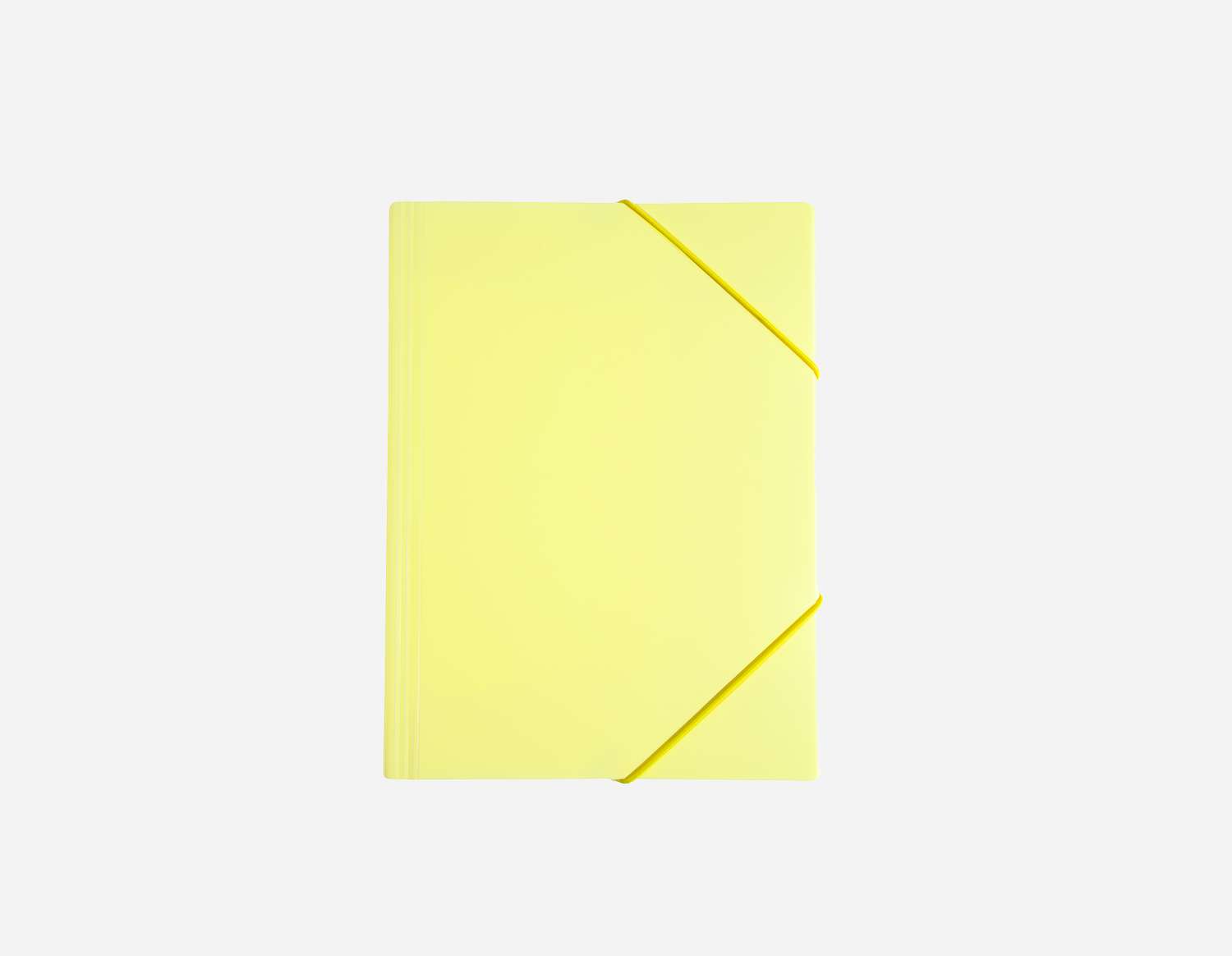 PP Pastel Elastic Folder – 3 Flap Document Organizer with Soft Color Tones | P-MFO-031